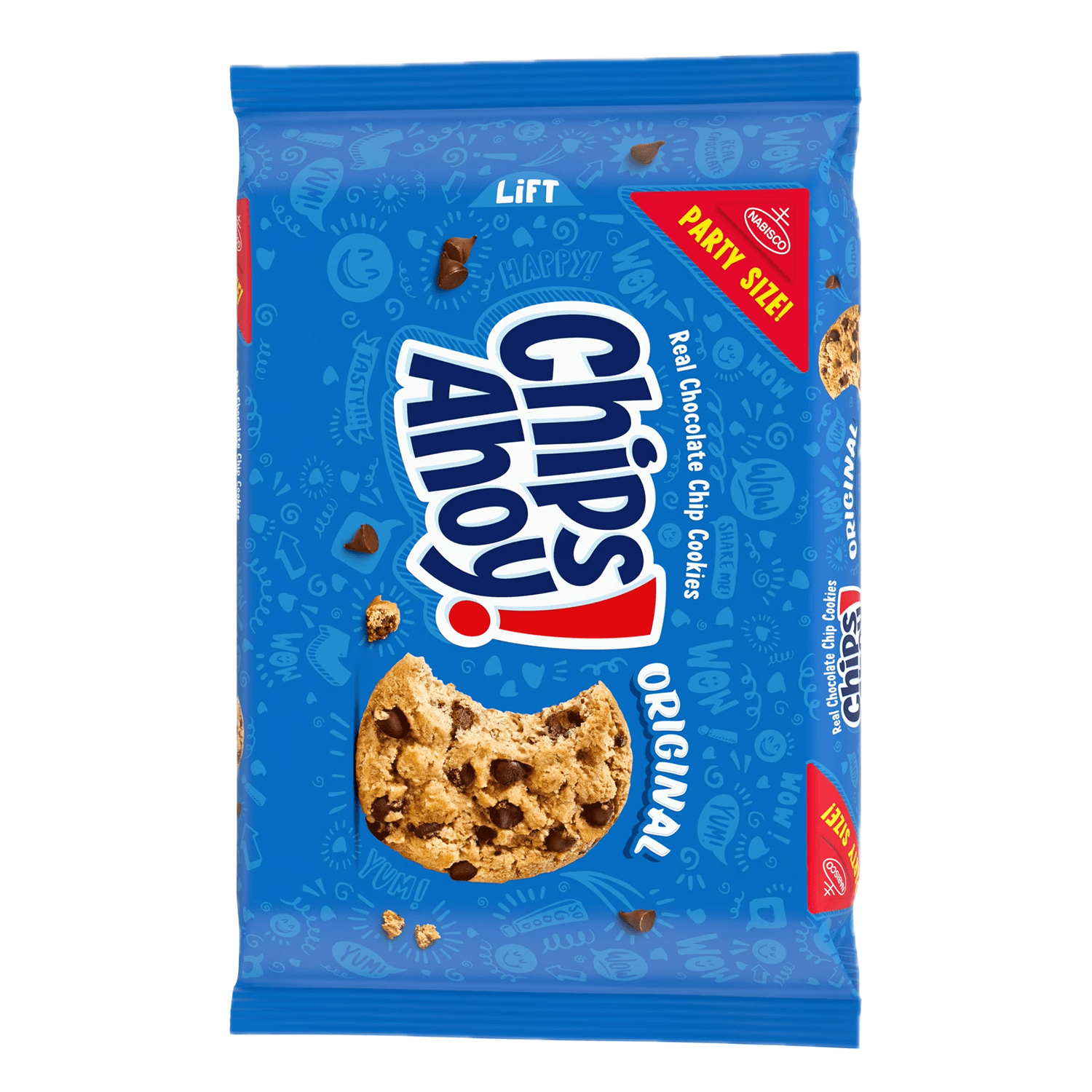 iscream Chips Ahoy! Package Pillow Set with Mini Chips Ahoy! Cookie Pillows