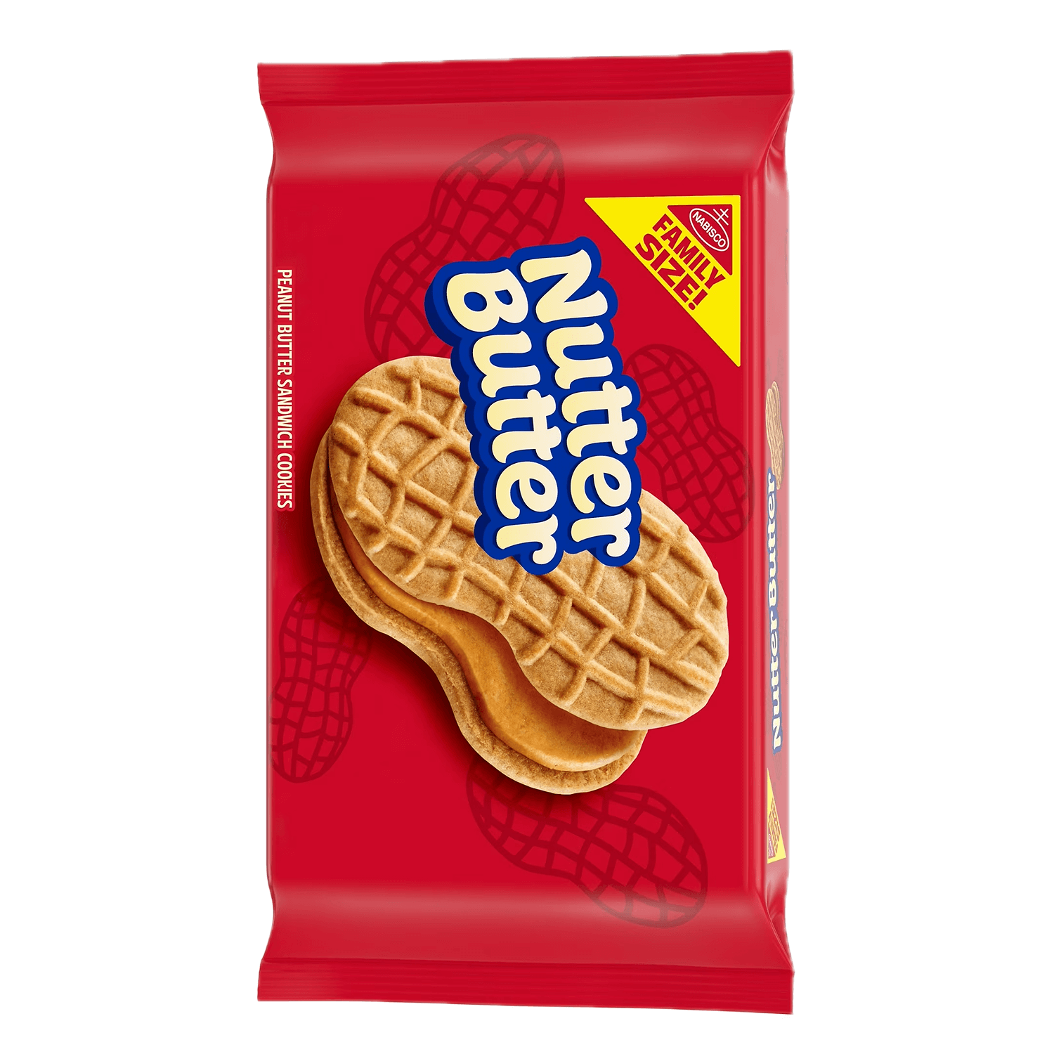 NUTTER BUTTER Peanut Butter Sandwich Cookies, Family Size, 16 oz