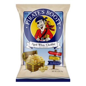 Pirate's Booty Aged White Cheddar Rice and Corn Puffs Aged White Cheddar 1.0 oz